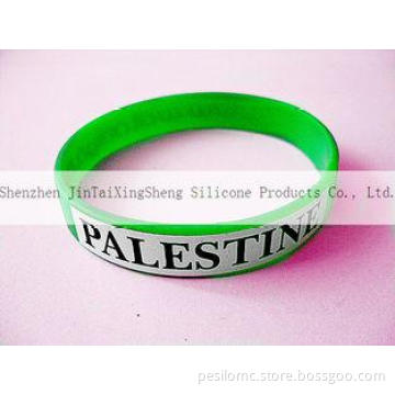 Silicone Energy Bracelet Eco-Friendly Washable With SGS